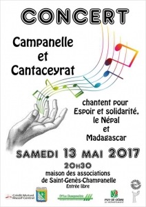 Concert à Saint-Genès Champanelle - mai 2017